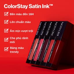 Thumbnail Son Kem Bóng Lì Dưỡng Ẩm Revlon ColorStay Satin Ink Liquid Lipstick 2