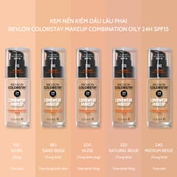 Thumbnail Kem Nền Kiềm Dầu Lâu Phai Revlon Colorstay 24h SPF 15 (30ml) 2
