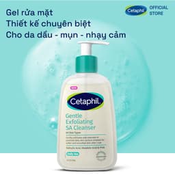Thumbnail Gel rửa mặt làm sạch dầu nhờn, ngăn mụn cho da dầu nhạy cảm CETAPHIL GENTLE EXFOLIATING SA CLEANSER 236ml 1