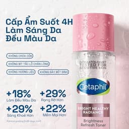 Thumbnail Nước cân bằng làm sáng dịu lành cho da nhạy cảm CETAPHIL BRIGHT HEALTHY RADIANCE TONER 150ML 3