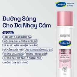 Thumbnail Nước cân bằng làm sáng dịu lành cho da nhạy cảm CETAPHIL BRIGHT HEALTHY RADIANCE TONER 150ML 1
