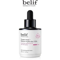 Thumbnail Tinh chất dưỡng ẩm và cải thiện lỗ chân lông belif Super Drops Niacin-hydra duo 10% 30 ml 2