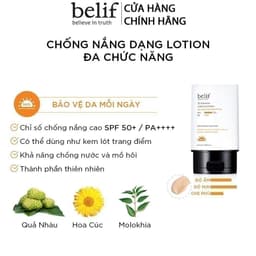 Thumbnail Kem chống nắng hiệu chỉnh da belif UV Protector Multi Sunscreen SPF50+ PA++++ 50ml 3