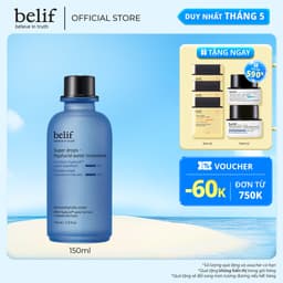 Thumbnail Nước dưỡng cấp ẩm chuyên sâu chống oxy hóa belif Super Drops Hyalucid Water Treatment 150ml 1