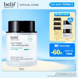 Thumbnail Mặt nạ ngủ làm dịu và chăm sóc da nhạy cảm belif Clear Soothing Mask 75ml 1