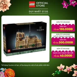 Thumbnail LEGO ARCHITECTURE 21061 Đồ Chơi Lắp Ráp Nhà Thờ Đức Bà Paris (4383 chi tiết) 1