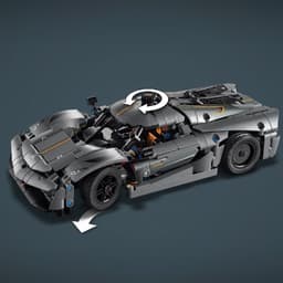 Thumbnail LEGO TECHNIC 42173 Đồ Chơi Lắp Ráp Xe Thể Thao Koenigsegg Jesko Absolut Màu Xám (801 Chi Tiết) 2