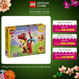 Thumbnail LEGO CREATOR 31145 Đồ chơi lắp ráp Rồng đỏ may mắn (149 chi tiết) 1