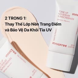Thumbnail Kem chống nắng nâng tông kiềm dầu INNISFREE Tone Up No Sebum EX SPF 50+ PA++++ 60 mL 3