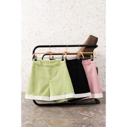 Thumbnail Quần Shorts Nữ VIEN TRAN Phối Gấu V64S22T001 1