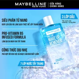 Thumbnail Nước tẩy trang mắt và môi Maybelline New York Eye & Lip Makeup Remover 150ml 4