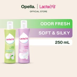 Thumbnail Bộ Dung Dịch Vệ Sinh Phụ Nữ Lactacyd Soft & Silky Dưỡng Ẩm 250ml + Odor Fresh Ngăn Mùi 24H 250ml 2