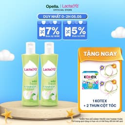 Thumbnail Bộ 2 chai Dung Dịch Vệ Sinh Phụ nữ Lactacyd Odor Fresh Ngăn Mùi 24H 250ml/chai 1