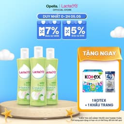 Thumbnail Bộ 3 chai Dung Dịch Vệ Sinh Phụ Nữ Lactacyd Odor Fresh Ngăn Mùi 24H 250ml/chai 1