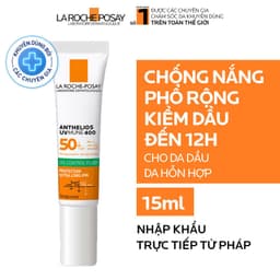 Thumbnail Kem chống nắng La Roche-Posay bảo vệ da khỏi tia UV dài và kiềm dầu 12H Anthelios UVMUNE 400 Gel-Cream 15ml 2