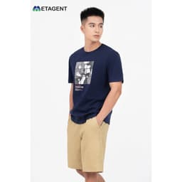 Thumbnail Áo thun nam Regular in hình Metagent MS 57E3930 1