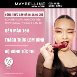 Thumbnail Son Bóng Bền Màu Nhẹ Môi Superstay Vinyl Ink Maybelline New York 4.2ml 3