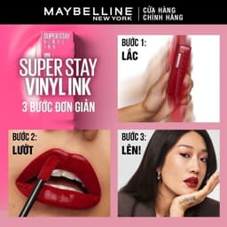 Thumbnail Son Bóng Bền Màu Nhẹ Môi Superstay Vinyl Ink Maybelline New York 4.2ml 4
