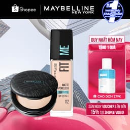 Thumbnail Kem Nền Mịn Nhẹ Kiềm Dầu Fit Me 30ml và Phấn Phủ Kiềm Dầu Chống Nắng 16H Fit Me Maybelline New York 6g 1