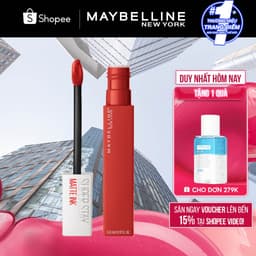 Thumbnail Son Kem Lì 16h Lâu Trôi Maybelline New York Super Stay Matte Ink City Edition Lipstick 5ml 1