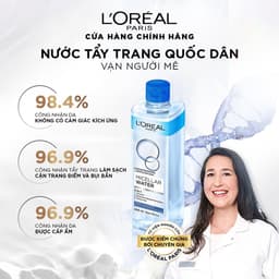 Thumbnail Bộ 2 nước tẩy trang đa năng 3in1 làm sạch sâu L'Oreal Paris 400ml x 2 3