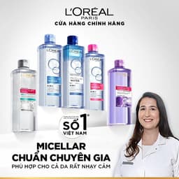 Thumbnail Bộ 2 nước tẩy trang đa năng 3in1 làm sạch sâu L'Oreal Paris 400ml x 2 4
