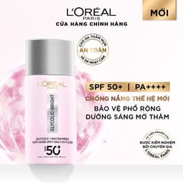 Thumbnail Sữa chống nắng phổ rộng mỏng nhẹ bảo vệ da và dưỡng sáng mờ thâm nám Glycolic Bright Anti-Dark Spot L’Oréal Paris 50ml 1