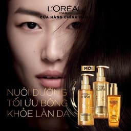 Thumbnail Bộ gội xả dưỡng tóc suôn mượt tóc cao cấp L'Oreal Paris Sleek 440ml x2 & Dầu dưỡng chiết xuất tinh dầu 30ml 2