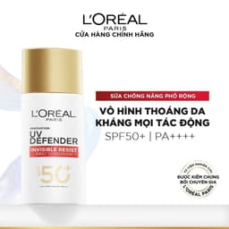 Thumbnail Sữa Chống Nắng Phổ Rộng Vô Hình Thoáng Da, Kháng Mọi Tác Động UV Invisible Resist SPF 50+ PA++++ L’Oréal Paris 50ml 1
