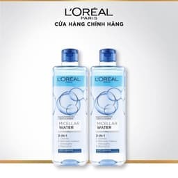 Thumbnail Bộ 2 nước tẩy trang đa năng 3in1 làm sạch sâu L'Oreal Paris 400ml x 2 1