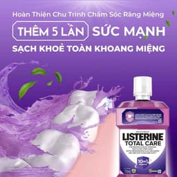 Thumbnail Nước súc miệng chăm sóc toàn diện Listerine Total Care Mouthwash 750ml 2