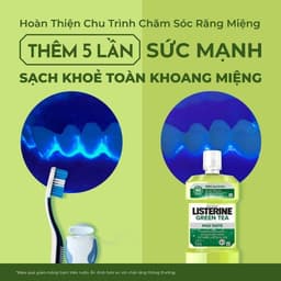 Thumbnail Bộ 2 Nước Súc Miệng Ngừa Sâu Răng Listerine Green Tea Zero Alcohol 750ml/chai 3