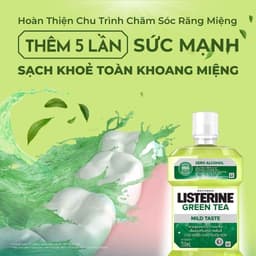Thumbnail Bộ 2 Nước Súc Miệng Ngừa Sâu Răng Listerine Green Tea Zero Alcohol 750ml/chai 1
