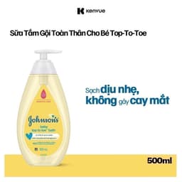 Thumbnail Sữa tắm gội toàn thân Johnson's TOP TO TOE 500ml - 100979994 1