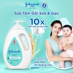 Thumbnail Sữa tắm Johnson's Baby chứa sữa và gạo 1000ml - 100979992 4