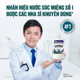 Thumbnail Bộ 2 Nước súc miệng làm trắng răng Listerine Healthy Bright Mouthwash 750ml/chai 3
