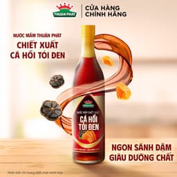 Thumbnail Nước mắm Thuận Phát Cá ngừ bào ngư/Cá hồi tỏi đen 490ml - Chiết xuất từ nguyên liệu hảo hạng 1