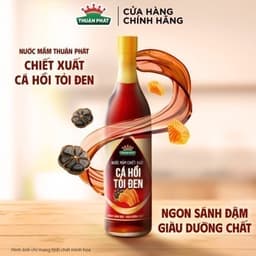 Thumbnail Combo 2 Nước mắm Thuận Phát Cá ngừ bào ngư/Cá hồi tỏi đen 490ml - Chiết xuất từ nguyên liệu hảo hạng 2