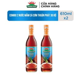 Thumbnail Combo 2 Nước Mắm Cá Cơm Thuận Phát 30 độ đạm 610ml 3