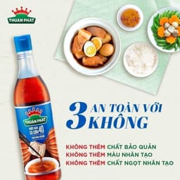 Thumbnail Nước mắm cá cơm Thuận Phát 40 độ đạm 610ml - Từ nước cốt nhĩ cá cơm Phú Quốc 1