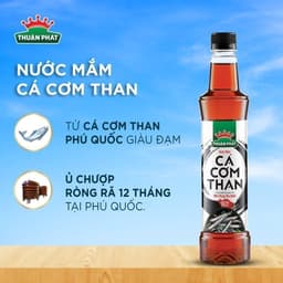 Thumbnail Bộ đôi nước mắm Thuận Phát CHẤM NẤU ĐẬM ĐÀ (1 chai 40 độ đạm 610ml + 1 chai cá cơm than 740ml) 1