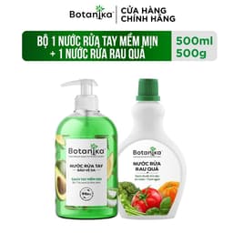Thumbnail Combo Nước rửa rau quả Botanika 500ml + Nước rửa tay Botanika làm bếp 500ml 1