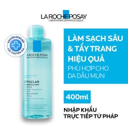 Thumbnail Nước tẩy trang làm sạch sâu dành cho da dầu La Roche-Posay Effaclar Micellar Water 400ml 2