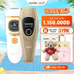 Thumbnail Máy Triệt Lông Mini MAXCARE, NĂNG LƯỢNG 19J Rút Ngắn Thời Gian Loại Bỏ Lông Vĩnh Viễn Tại Nhà, Triệt Lạnh IPL TRẺ HÓA DA 1