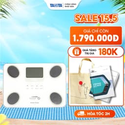 Thumbnail Cân điện tử sức khỏe phân tích chỉ số cơ thể Tanita BC-731 & BC-313 Nhật Bản tự nhận diện người dùng, chính xác, nhỏ gọn 1