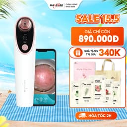 Thumbnail Máy hút mụn đầu đen tích hợp CAMERA SOI DA TÌM MỤN ẩn Zoom X20 Maxcare Max666PRO cao cấp Kết nối App 1