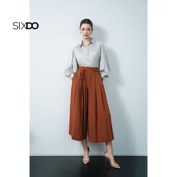 Thumbnail Áo lụa xám nhạt dài tay SIXDO (Light Grey Silk Shirt) 4