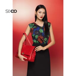 Thumbnail Chân váy đen bút chì SIXDO (Black Woven Pencil Skirt) 4
