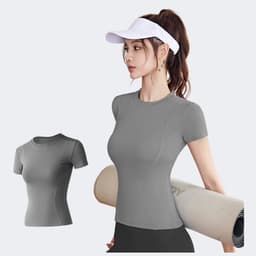 Thumbnail Áo tập gym yoga nữ LUHAZO thể thao ôm dáng co giãn dãn 4 chiều cao cấp thông thoáng thấm hút mồ hôi T3 MTDX Pickleball 4
