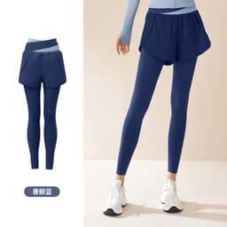 Thumbnail Quần tập gym nữ LUHAZO đi bộ thể thao set quần áo chơi pickleball quần dài vải cao cấp co giãn MK047 4